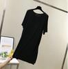 Modal Camisola Feminina Primavera e Verão Pijamas para Meninas Gordinhas Solto Tamanho Grande Vestido Grávida Algodão Fino Roupas de Casa Vestido Longo T