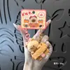 Chaveiro Magnético Desenho Animado Gato Cachorro Soneca Pingente de Figurine de Resina Fofo Charme de Bolsa Combinando para Casal Em Estoque Atacado