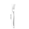 Cuchillo, tenedor y cuchara de acero inoxidable 304 de alta calidad, engrosados, transfronterizos de Amazon, 5 piezas, adecuados para vajilla occidental, cuchillo y tenedor para carne