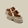 Zapatillas Guyun de Suela Gruesa para Mujer 2025 Otoño Nuevos Zapatos Deportivos Casuales Retro con Cordones Pequeño Aumento de Altura para Mujer