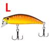 Señuelo falso de lance largo micro-objeto japonés mino sumergido 5.5cm/5g capa de natación completa temblor hundimiento pez mandarín señuelo de boca torcida