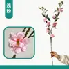 Flor Artificial Camélia Selvagem Galho Longo Flor Falsa Decoração Sala de Estar Chinesa Gabinete de TV Corredor Mesa de Jantar Decoração