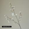 Flor artificial de flor de durazno, rama única, flor de cerezo pequeña, flor de cerezo artificial, accesorios de decoración para bodas, flores de seda, decoración del hogar, decoración de flores falsas