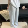 Pijama de Algodón Nube para Mujer, Pantalón Largo, Verano Holgado Estilo Nuevo Pantalones para Caminar, Pantalones de Pijama para Casa de Algodón Nube que se Pueden Usar Afuera