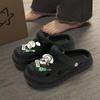 Zuecos Cómodos para Mujer para Verano, Sandalias Cerradas de Playa Antideslizantes de Moda, Planos y Cómodos para Mujer
