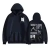 Rapper Nicky Jam Álbum 2025 Tour Merchandising Sudadera Casual para Hombre y Mujer Moda