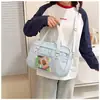 Bolso bandolera de moda con estampado de lunares para mujer, estilo nuevo, adecuado para estudiantes, uso diario, ir al trabajo y gran capacidad