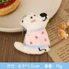 Colgante de Felpa de Dibujos Animados, Muñeco de Cachorro Lindo, Colgante para Bolso de Niña, Broche de Accesorios de Muñeca de Conejo y Gatito Suave y Lindo