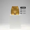 Expositor de Roupas Íntimas Calcinhas Sutiã com Bojo Modelo Display Rack Loja de Roupas Femininas Dourado Corpo Meia Janela Props de Vitrine
