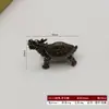 Estatueta de Dinossauro Sólida de Metal Jurássico Escritório Estudo Mesa de Centro Pet de Chá Liga Artesanato Colecionável Presente