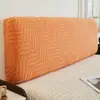 Funda de Cabecero de Terciopelo Jacquard de Alta Elasticidad, Funda Antipolvo de Estilo Europeo Moderno Simple, Funda Protectora de Tejido Elástico, Funda Suave para Cabecero