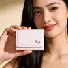 Billetera Pequeña Estilo Coreano con Lazo de Corazón 70% de Descuento para Mujer, Billetera de Moda y Elegante para Dama, Billetera para Monedas de Gran Capacidad, Transfronterizo