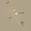 Pingentes de cristal natural transfronteiriços, sinos de vento de cristal para jardim, arranjos de flores para bonsai, espetos decorativos de cristal para o solo, atacado do fabricante