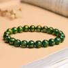 Pulseras de Ágata Natural Bronceado Mantra Sánscrito de Seis Caracteres para Hombres y Mujeres Pulseras de Círculo Único Rojas, Amarillas, Blancas, Verdes y Negras Coloridas Venta al por Mayor