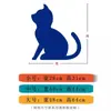Adesivo de Parede Gatinho de Canto Gato Fofo Pet Shop Gato Café Porta de Vidro Decoração de Fundo de Quarto Adesivo