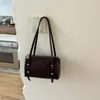 Bolso de Axila para Mujer 2026 Nuevo Verano Color Sólido Bolso de Hombro de Moda Nicho Retro Bolso para Viajes Diarios para Mujer