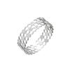 Nueva pulsera de acero de titanio con microincrustaciones geométricas de círculo completo transfronterizo europeo y americano para mujer Estilo europeo y americano simple y elegante pulido fino