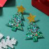 Brincos de Natal de luxo leve de alta qualidade 2023 novos brincos populares femininos design único senso de moda nicho brincos