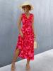2024 primavera e verão novas roupas femininas europeias e americanas transfronteiriças Amazon estação independente venda quente eBay popular vestido com decote em V