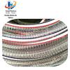 Mangueira de PVC reforçada com aço Tubo de PVC reforçado com fio de aço Tubo transparente de PVC para fornecimento de água com fio de aço Resistente à temperatura e macio para todas as estações