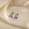 Nuevos pendientes de nicho retro estilo Tíbet con patrón de tornillo incrustado de diamantes, simples y únicos, estilo étnico creativo, elegantes ear cuffs para mujer