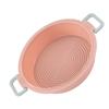 Molde Redondo para Hornear Pizza de Silicona Engrosado para Freidora de Aire con Resistencia a Altas Temperaturas y Fácil Desmoldeo Herramienta Doméstica para Hornear