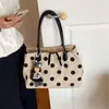Bolsa de Gran Capacidad para Mujer 2026 Nueva Moda Bolso Tote de Lunares para el Trabajo y los Viajes Diarios, Bolso de Hombro Casual Elegante y Personalizado