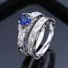 Suministro Exclusivo Transfronterizo Europeo y Americano de Anillos Elegantes y de Moda para Mujer Hechos de Cobre Puro con Circonita, En Stock, Accesorios Exquisitos, Venta al por Mayor, Directamente del Fabricante