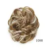 Postizo de Moño para Mujer, Accesorio para el Cabello Nupcial, Peluca de Moño con Pinza, Cabello Largo y Rizado