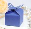 Caixa de doces oca de casamento caixa de embalagem de chocolate transfronteiriço cabeça de borboleta Kraft caixa de doces Shenzhen em estoque atacado
