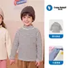 Nueva Camiseta Base Cálida Shushie para Bebé de Cuello Semi Alto Manga Larga Ropa de Invierno Chaqueta para Bebé de Otoño e Invierno Camiseta Interior de Color Sólido