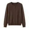 Serie de Lujo Hilo 100% Lana Merino Australiana de Máxima Calidad Suéter Cardigan Tejido Puyuan