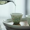 Taza de Té Iris Qiurui Piedra del Lago Taihu Pintada a Mano Taza de Té Estilo Japonés Taza de Maestro Cerámica Set de Té Kung Fu para el Hogar