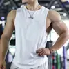Chaleco casual deportivo de secado rápido 2024 para hombre, chaleco sin mangas, cruzado, entrenamiento de baloncesto, deportes, running, top moderno