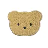 Outono e Inverno Popular Fofo Bordado em Toalha Cabeça de Urso Decoração de Sapato Patch de Tecido Patch de Roupa Patch de Bordado DIY