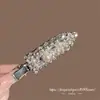 2026 Lujo Joven Full Diamante Elegante Gama Alta Pedrería Pasador Lateral Clip para el Cabello Accesorio de Peinado Estilo Coreano Dongdaemun Nueva Colección