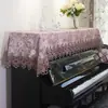 Funda para Piano, Media Funda de Lujo Ligero de Gama Alta, Funda para Piano de Encaje Estilo Europeo, Funda para Piano Eléctrico, Mantel a Prueba de Polvo, Tela de Cubierta Completa