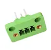 Terminal pasamuros 15EDGWB-3.81mm, cableado enchufable, 24P, con brida de oreja y tornillos de fijación, cabeza de Phoenix