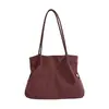 Bolso de mano a cuadros japonés literario simple transfronterizo, bolso de hombro único ligero, bolso tote versátil casual de gran capacidad