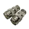 Conector coaxial RF de 50 ohm UHF fêmea para BNC macho UHF-K/BNC-J) adaptador de antena