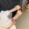 Sandalias de Estilo Francés para Mujer, Estilo Vacaciones en la Playa, Nuevas Sandalias de Cuña Verano 2026, Sandalias de Una Tira, Zapatos de Playa para Mujer