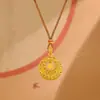 Collar Colgante Atrapasueños Fuzi para Mujer Nuevo Chino 2025 Nuevo Diseño Hueco Nicho Elegante Cadena para Clavícula Versátil