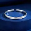Pulseira Feminina Aberta de Metal com Olho de Gato, Venda Direta da Fábrica, Em Estoque, Joia Sólida de Alta Qualidade, Suporta Dropshipping
