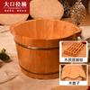 Baño de pies doble de madera de cedro, cubo de madera, cubo para baño de pies doméstico, cubo para masaje de pies, cubo de madera, lavabo de madera para baño de pies, bañera para baño de pies