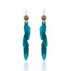 Pendientes de plumas transfronterizos Bohemianos largos con gancho para la oreja personalidad accesorios de turismo de Yunnan joyería retro una generación de cabello