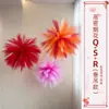 Decorações para celebração de aniversário da loja, decorações de entrada, evento de inauguração, cena comercial, trajes para evento, vitrine, fogos de artifício artificiais para realçar a atmosfera
