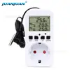Controlador de Temperatura com Display Digital Tomada Inteligente 16A -40~120 C Estufa Aquicultura Controlador Inteligente de Temperatura