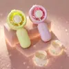 Nuevo Ventilador Portátil Mini Color Macarrón para Dormitorio Estudiantil con Soporte para Teléfono Móvil y Función de Carga