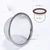 Colador de té Filtro de té Filtro para tetera Filtro de acero inoxidable Filtro de hojas de té Kung Fu Estilo japonés Pequeño Transparente