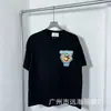 Roupas Masculinas de Manga Longa para Exportação, Fornecimento de Nicho, Novo Modelo Verão 2026, Camiseta de Manga Curta com Estampa do Logo Casablanca para o Verão